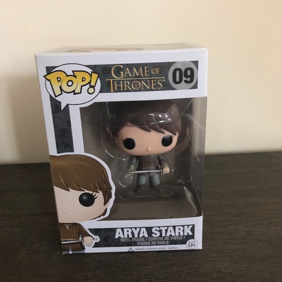 arya stark pop keychain